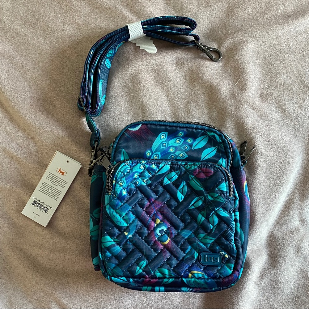 Lug Can Can in Peacock Multi